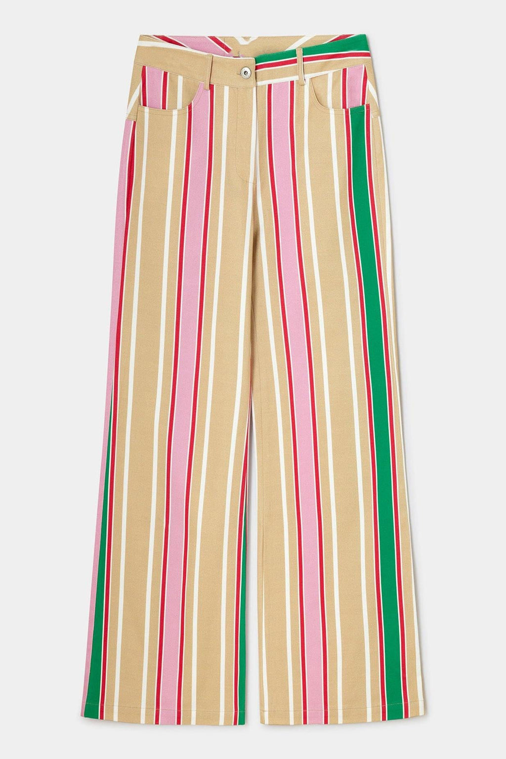 Leroy Brown Striped Twill Pants