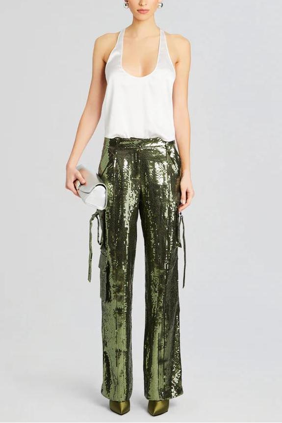André Cargo Sequin Pant